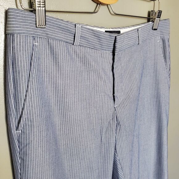 Banana Republic Blue Striped Women's Pants - Picture 2 of 11